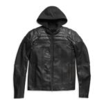 Harley-Davidson Men's Willie G. Skull Auroral II 3-In-1 Midweight Leather Jacket, Black 98003-21VM - Image 2
