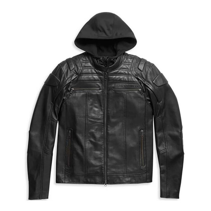 Harley-Davidson Men's Willie G. Skull Auroral II 3-In-1 Midweight Leather Jacket, Black 98003-21VM - Image 2