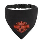 Harley-Davidson Bar & Shield Logo Water Clasp Closure Water-Resistant Polyester Pet Bandana
