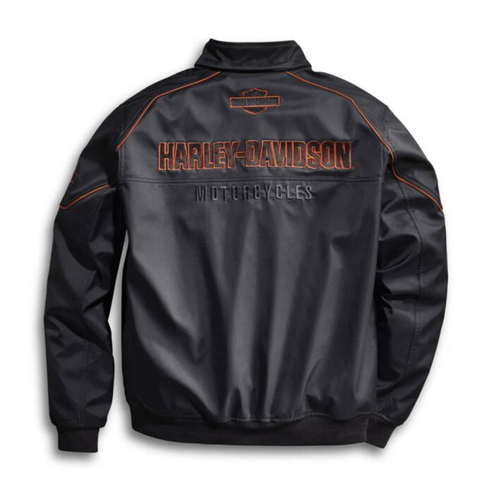 Harley-Davidson Men's Idyll Soft Shell Long Sleeve Jacket, Black 98163-21VM - Image 2