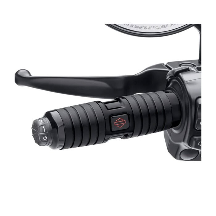 Harley-Davidson Kahuna Heated Rubber Hand Grips, Black 56100331 - Image 2