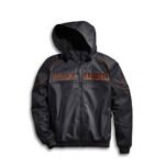 Harley-Davidson Men's Idyll Soft Shell Long Sleeve Jacket, Black 98163-21VM