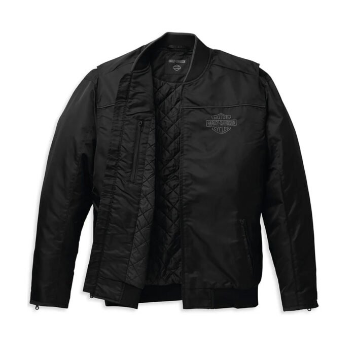 Harley-Davidson Men's Timeless Bar & Shield Casual Jacket, Black 98402-22VM - Image 3