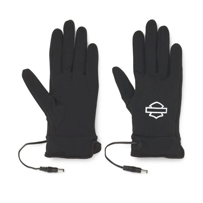 Harley-Davidson Men's 12V Programmable Carbon Nano Heated Glove Liner, Black 97138-22VM - Image 1