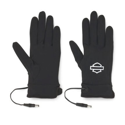 Harley-Davidson Men's 12V Programmable Carbon Nano Heated Glove Liner, Black 97138-22VM