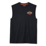 Harley-Davidson Men's Bar & Shield Sleeveless Muscle Shirt Tee, Black 99050-24VM