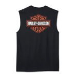 Harley-Davidson Men's Bar & Shield Sleeveless Muscle Shirt Tee, Black 99050-24VM - Image 2