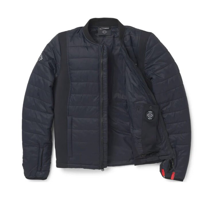 Harley-Davidson Women's 12v Programable Nano Fiber Heated Jacket Liner, Black 97143-22VW - Image 2
