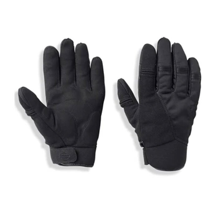 Harley-Davidson Men's Inceptive Mixed Media Full-Finger Gloves, Black 98139-22VM - Image 1