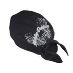 Harley-Davidson Women's Rhinestone Wing Skull Cap Headwrap, Black 99419-12VW - Image 2