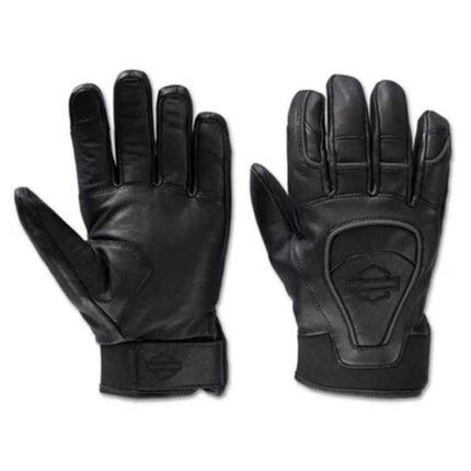 Harley-Davidson Men's Ovation Waterproof Full-Finger Leather Gloves 98106-24VM
