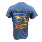Teddy Morse's Daytona Harley-Davidson Men's Biketoberfest 2024 Haunting Great White Short Sleeve Shirt, Slate Blue - Image 2