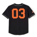 Harley-Davidson Men's 03' Scripted Baseball Jersey Button-Up Short Sleeve Shirt, Black 96485-25VM - Image 2