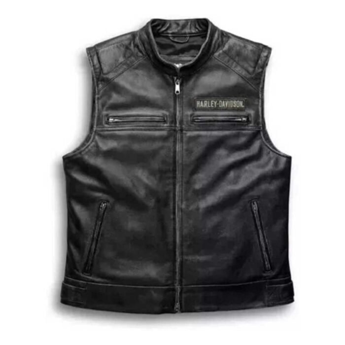 Leather Vest - Image 1
