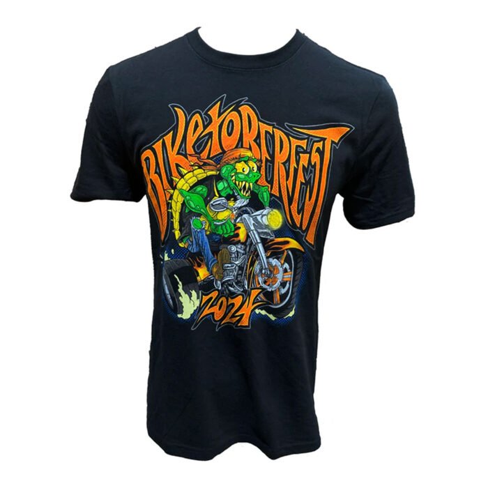 Teddy Morse's Daytona Harley-Davidson Men's Biketoberfest 2024 Fink Turtle Short Sleeve Shirt, Black - Image 1