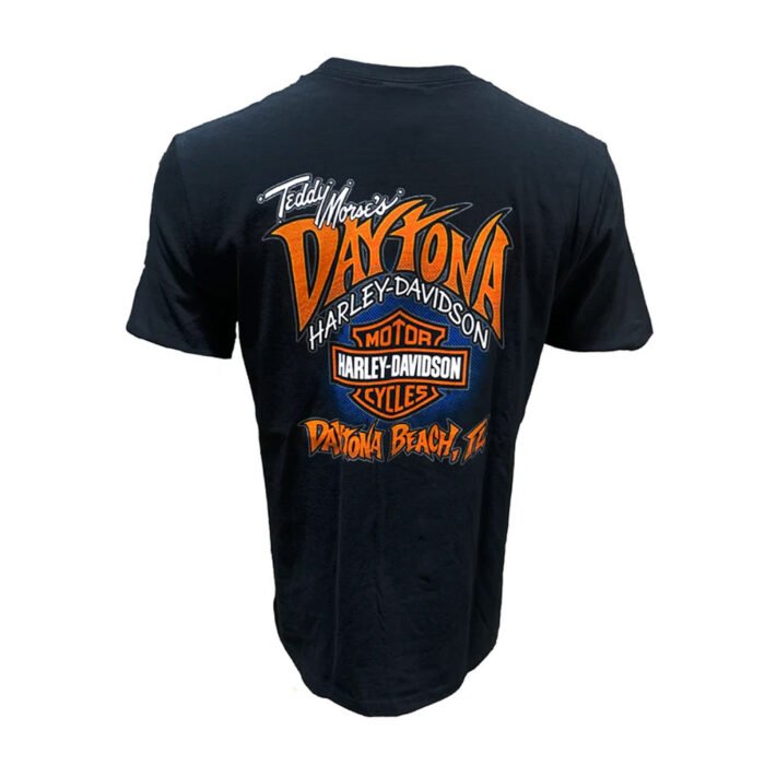 Teddy Morse's Daytona Harley-Davidson Men's Biketoberfest 2024 Fink Turtle Short Sleeve Shirt, Black - Image 2