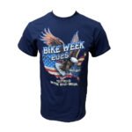 Harley-Davidson Men's Bike Week 2025 Freedom Patriot Short Sleeve Shirt, Navy Blue Tee