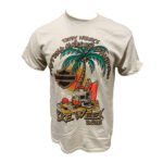 Harley-Davidson Men's Bike Week 2025 Salty Beach Crab Short Sleeve Shirt, Sand Brown, Brunt Orange