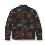 Harley-Davidson Men's '80s Tank Twill Long Sleeve Jacket, Black 97419-25VM - Image 2