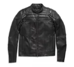 Harley-Davidson Jacket 3in1 Auroral II Black Removable Hood Cow Leather - Image 3