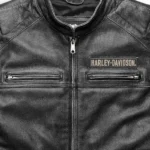 Premium Legendary Harley Davidson Leather Vest Men’s Passing Link Biker Vest