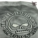 Motorcycle Vest Skull Leather - Harley-Davidson Men's Genuine Biker Vest - Image 5