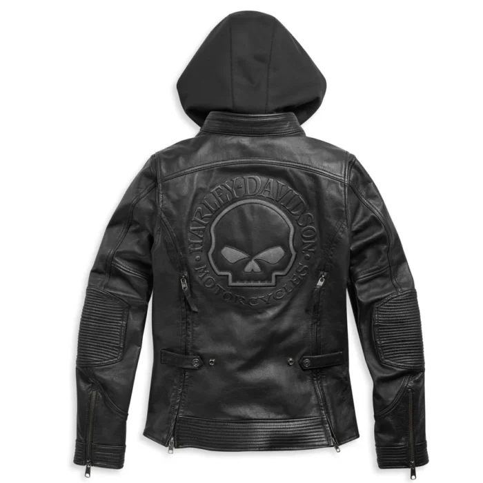 Harley-Davidson Leather Jacket: Women's Willie G. Skull 3-in-1