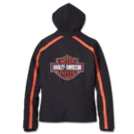 Soft Shell Women Jacket - Harley-Davidson Miss Enthusiast 3-In-1 Black/Orange 98404-23VW - Image 2