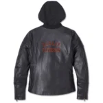 Harley-Davidson Women's Miss Enthusiast 2.0 Leather 3-in-1 Jacket, Black 98020-23VW - Image 2