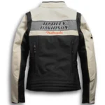 Harley-Davidson Women's Fennimore Riding Colorblocked Functional Jacket, White/Black/Orange 98287-19VW - Image 2