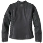 Harley-Davidson Women's Riding Leather Jacket - Willie G Skull Graphic | 98005-25VW - Image 2