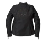 Harley-Davidson Women's Willie G. Skull Moxie Laced Leather Riding Jacket, Black 98008-24VW - Image 2