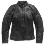 Harley-Davidson Leather Jacket: Women's Willie G. Skull 3-in-1 Black, 98011-21VW - Image 3