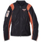 Cora Mesh 2.0 Jacket - Women's Motorcycle Riding Gear | Harley-Davidson 3-IN-1 Jacket, Black/Orange 98144-23VW - Image 3
