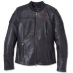 Harley-Davidson Women's Miss Enthusiast 2.0 Leather 3-in-1 Jacket, Black 98020-23VW - Image 3