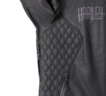 Harley-Davidson Women's Riding Leather Jacket - Willie G Skull Graphic | 98005-25VW - Image 4