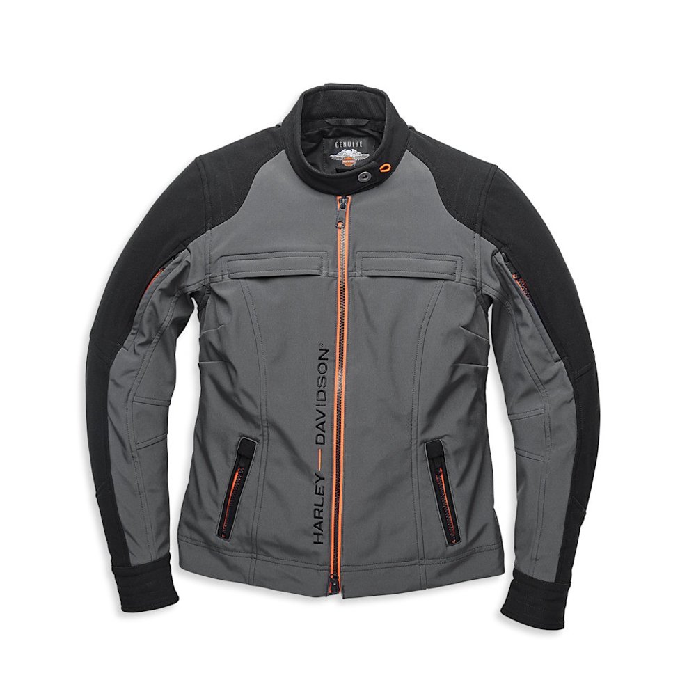11_imresizer (1) Windbreaker jacket – Official Harley-Davidson New Horizon Women’s Softshell, windproof and rider-tested