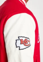 Kansas City Chiefs NFL Red Varsity Jacket - Image 10