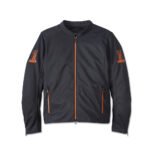 Men wearing Harley-Davidson Mesh Riding Jacket Zephyr 2.0 for breathable summer motorcycle riding
