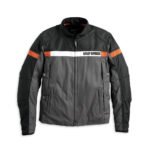 Harley Davidson jacket - Limited Edition Men's Amalgam Textile Triple Vent System in colorblocked Blackened Pearl with bold piecing