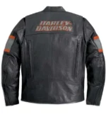 Leather Moto Jacket - Harley-Davidson Men's Screaming Eagle Genuine Cowhide - Image 2