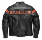 Harley-Davidson® Men's Victory Sweep Vintage Leather Jacket, Black 98012-21VM - Image 2