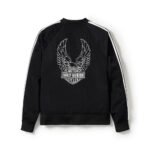 Bomber jacket for women with Freedom Eagle embroidered design