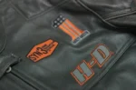 Leather Moto Jacket - Harley-Davidson Men's Screaming Eagle Genuine Cowhide - Image 3