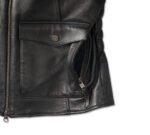 Women's H-D Flex Layering System Captains Leather Jacket Outer Layer - Image 4