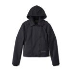 Best women’s jacket by Harley-Davidson featuring Willie G Skull 3-in-1 design with removable hoodie