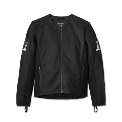 Black Harley-Davidson Shield Mesh riding jacket for men 98185-24VM