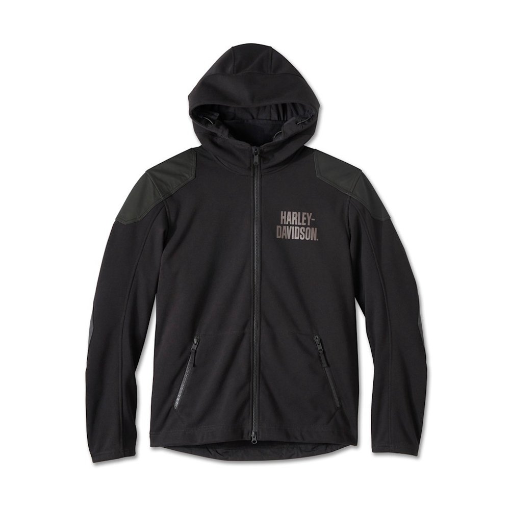 1 (2)_imresizer Jacket for men Willie G Skull Graphic Hooded Riding Fleece Harley-Davidson 98101-25VM skull biker hoodie