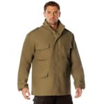 Brown Jacket Rothco M-65 Coyote – Military-Inspired Field Coat - Image 2