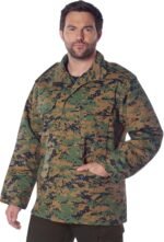 Wild Jacket Woodland Camo – Rothco M‑65 Tactical Field - Image 3